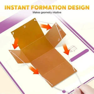 Koyoata Pull String 3D Geometry Learning Book - Boutiquefortun 9/12/15 Toy I8F5 - Picture 1 of 17