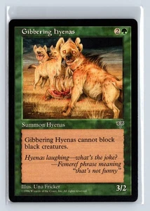 GIBBERING HYENAS – MTG Magic the Gathering Card – Mirage – Common - Picture 1 of 6