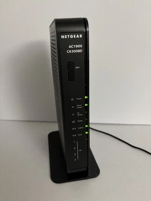 NETGEAR C6300BD AC1900 DOCSIS 3.0 Cable Modem WiFi Router - TESTED WORKING RESET - Image 1 of 4