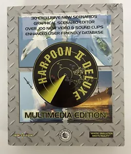 Harpoon II Deluxe Multimedia Edition 1995 Three-Sixty PC CD Game FULL BOX - Picture 1 of 6