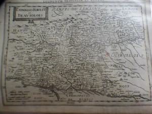 gravure Lionnois foresti et beauiolois Lugdunum provincia civitas debut XVIIeme - Picture 1 of 1
