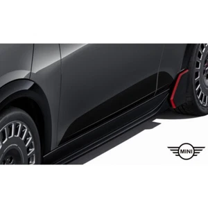 Original MINI F65 F66 F67 JCW Laterales Calcomanías Película Adhesiva Negro JUEGO IZQUIERDO DERECHO - Imagen 1 de 3
