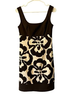 Dress Barn Women's Dress Size 4 Floral Print Design Sleeveless Zip Classic City - Image 1 of 4