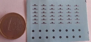 decals decalcomanie déco mercedes blason etoile etc 1/43 - Imagen 1 de 1