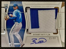2022 National Treasures BOBBY WITT JR. #163 Rookie Material Signatures #'d/99