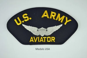 U.S. ARMY AVAIATOR - Iron on Patch HAT JACKET OR VEST - P389 - Picture 1 of 1