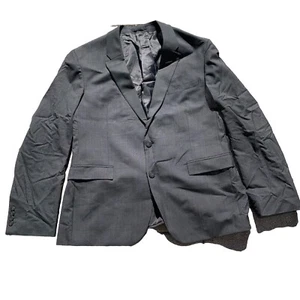 Vintage Anzugjacke Sakko Tailored Italy Schwarz M&S Grau Größe M Herren - Bild 1 von 5