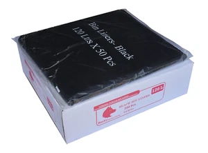 120 Ltr Heavy duty garbage bags, bin liners, plastic bags - Picture 1 of 4