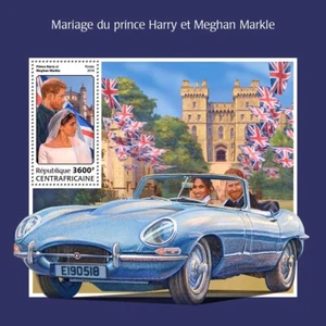 Harry Meghan Wedding MNH Stamps 2018 Central African Republic S/S - Picture 1 of 1