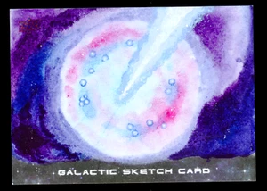 2022 Upper Deck Cosmic Galactic Sketch Card Jumbo 5x7 Jon Ruple 2 #SKT - Picture 1 of 2