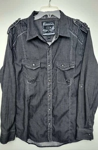 Schnalle schwarz Etikett XL Herrenshirt - Bild 1 von 8