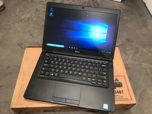 Dell Latitude 5480 Core i5 2,4Ghz 8GB RAM 500GB HDD 14" Bluetooth Cámara Win 10 - Imagen 1 de 4