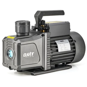 9CFM 3/4 HP Vacuum Pump HVAC 2 Stage Rotary Vane Fast Deep Vacuum Oil Included - Picture 1 of 7