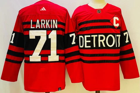 New Dylan Larkin #71 C Detroit Red Wings Men's Stitched Jersey S-3XL Cover