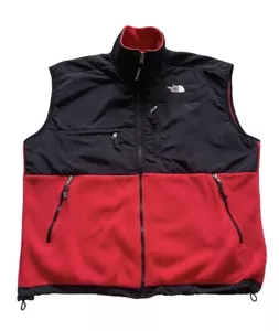 CHALECO DE LANA ROJA DE COLECCIÓN THE NORTH FACE DENALI CON CREMALLERA COMPLETA PARA HOMBRE XL RARO 🙂 - Imagen 1 de 9