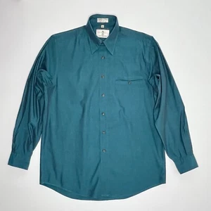 Austin Reed London Single Needle Tailoring Mens Long Sleeve Button-Down Shirt M - Picture 1 of 10