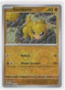 Pokemon Twilight Masquerade 097/167 Sandshrew Reverse Holo - Imagen 1 de 1