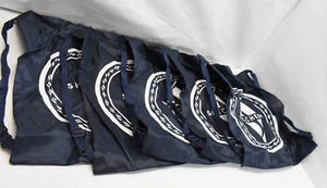 Skechers Navy Blue & White Drawstring Bag Cinch Bag Nylon Bag 16" x 20" Lot of 5 - Picture 1 of 10