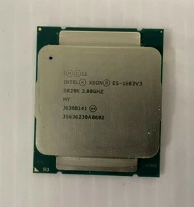 Intel Xeon E5-1603 v3 Quad-Core 2.80GHz 10MB LGA2011 Processor / CPU SR20K - Picture 1 of 1