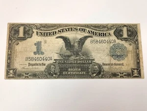 Un dólar certificado plata Black Eagle 1899 $1 - Imagen 1 de 8