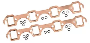 MAXX 160 Copper Exhaust Header Gaskets 62-86 Small Block Ford 260 289 302 351W - Foto 1 di 2