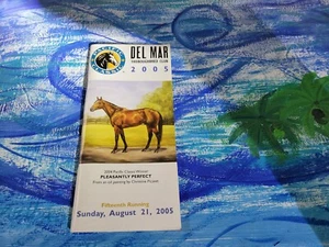 2005 Del Mar Program Lava Man Horse Racing - Picture 1 of 6