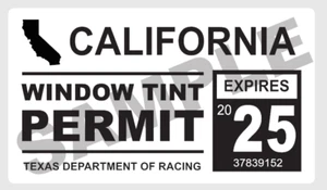 5x New York Window Tint Street Permit Car Truck Window Sticker Decals - Picture 1 of 2