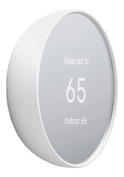 Google Nest Smart Thermostat, Snow - GA01334-US - Image 1 of 1