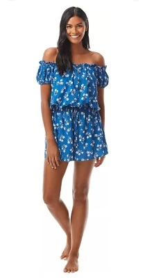 Pantalones Cortos Kate Spade Azul Floral Talla Mediana Foto 1 de 4