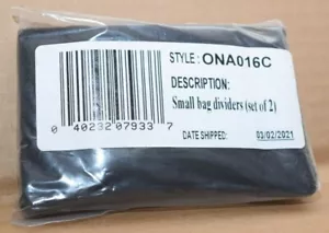 ONA divisori borsa fotocamera (coppia, piccoli) nero - nuovo - Foto 1 di 2