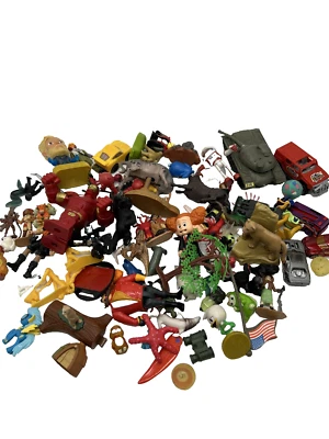 Huge Lot Of Miscellaneous Vintage And Modern Toys Action Figures, Cars, Disney - Image 1 of 4