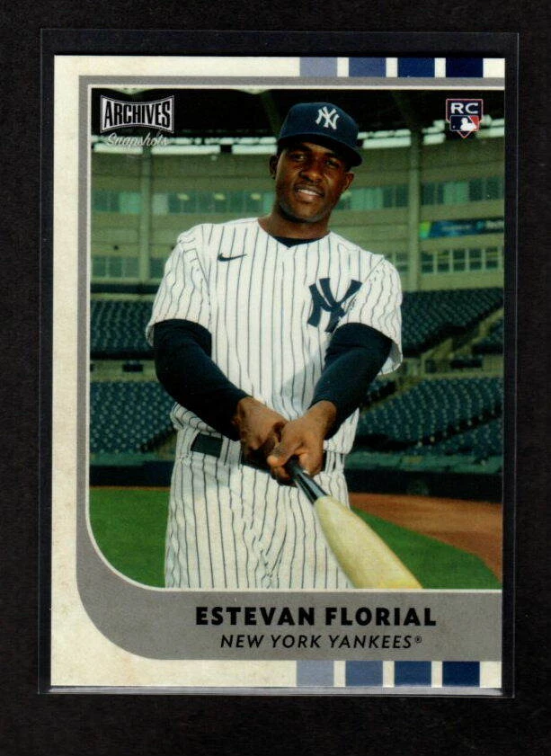 ESTEVAN FLORIAL 2021 ARCHIVES SNAPSHOTS ROOKIE NEW YORK YANKEES - Image 1 of 1