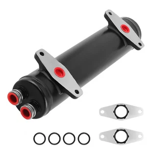 Engine Oil Cooler w/ Gaskets Kit 3078407 3412857 for Cummins N14 3413091 3069677 - Picture 1 of 11