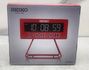 Shohei Ohtani Seiko Mini Sports Timer Red Clock Novelty Baseball LA Angels - Picture 1 of 10