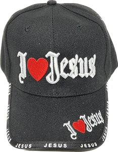 I Love Jesus Baseball Cap verstellbar 3 D bestickt Outdoor - Bild 1 von 7