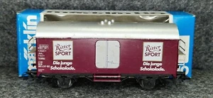 Märklin HO Güterwagen mit Werbung Ritter Sport  in OVP - Bild 1 von 2