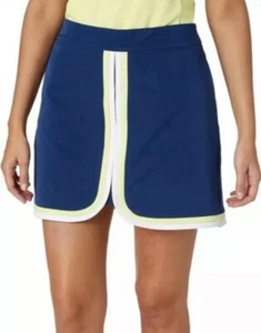 Lady Hagen Womens Size 2 Water Color Colorblock Golf Skort Navy Estate Blue NWT - Picture 1 of 7