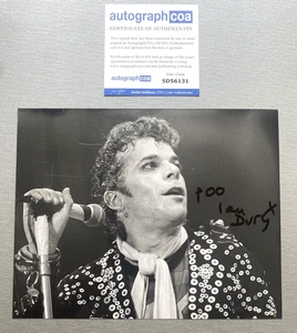 IAN DURY (†2000) original signed Pressefoto 16 x20 Autogramm COA ACOA - Picture 1 of 2