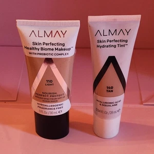 Base Almay Skin Perfecting Healthy Biome #110 Light con #140 bronceado... - Imagen 1 de 3