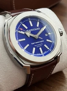 Jean Richard Terrascope Watch with Stunning Blue Face! - Picture 1 of 7