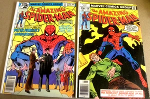 Marvel 1978 2 numeri AMAZING SPIDER-MAN 176 185 chiave laurea gb - Foto 1 di 8