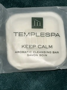 (10 BARRAS) BARRA LIMPIADORA JABÓN TEMPLO SPA MANTENER LA CALMA CARA/CUERPO 1 OZ BASE VEGETAL - Imagen 1 de 2