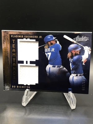 Vladimir Guerrero/Bo Bichette (Dual Patch Game Worn) /199 Toronto Blue Jays - Image 1 of 4