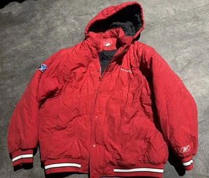 Chaqueta parka acolchada vintage Reebok NFL Atlanta Falcons talla XL para hombre - Imagen 1 de 9