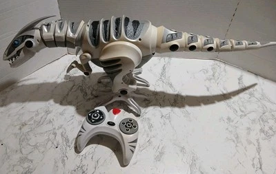 2005 WowWee Remote Control Roboraptor 30” RC Dinosaur Interactive - Remote Works - Image 1 of 4