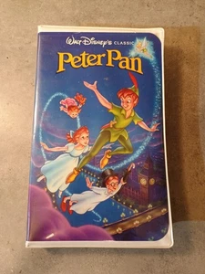 Peter Pan VHS- Black Diamond Walt Disney Classics 1990 Excellent Condition - Picture 1 of 6
