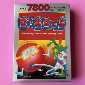 Atari 7800 Boxed Video Game Cartridge - Dig Dug - Brand New Sealed Nice Box - Bild 1 von 5