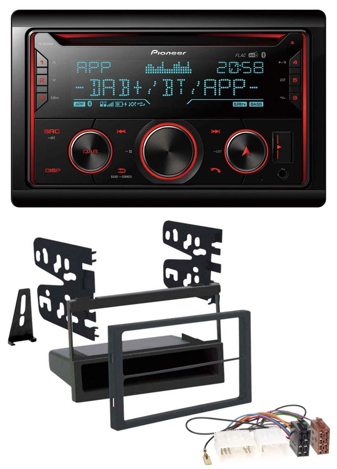 Pioneer 2DIN DAB MP3 Bluetooth USB CD Autoradio für Mazda 626 99-02 MPV 96-99 MX - Bild 1 von 4