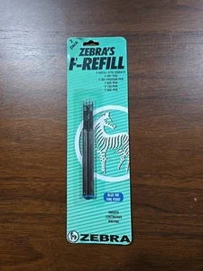 Zebra F-Refill F-301 F-750 F-605 Blue Ink 0.7mm Fine Point Smooth Continuous - Picture 1 of 4