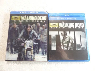 The Walking Dead: Sixth [6] Season (Blu-Ray 2015 5-Disc Set) w/ Daryl Slipcover! Foto 1 de 4